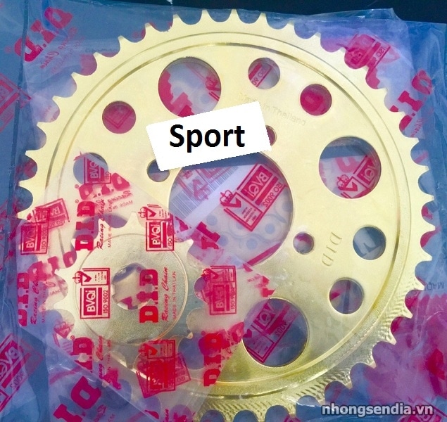 Nhông sên dĩa did vàng cho suzuki sport - 1