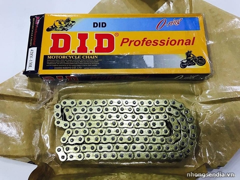Sên did phốt cao su 428hd 10 mm - 1
