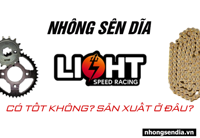 Nhông sên dĩa light speed racing có tốt không sản xuất ở đâu - 1
