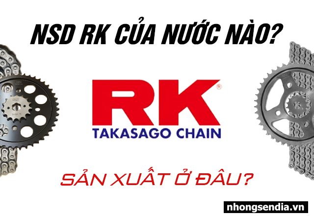 Nhông sên dĩa rk của nước nào sản xuất ở đâu - 1