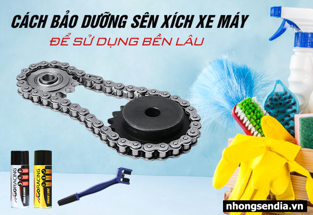 Cách bảo dưỡng sên xích xe máy để sử dụng bền lâu - 1