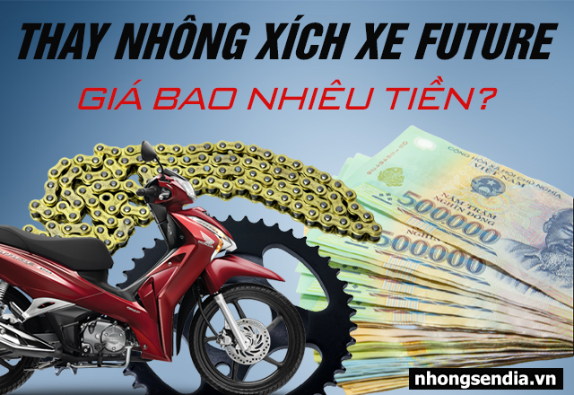 Thay nhông xích xe future giá bao nhiêu tiền - 1