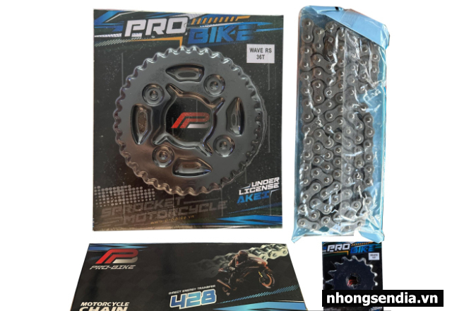 Nhông xích probike cho wave rsx có tốt không thay giá bao nhiêu tiền - 3