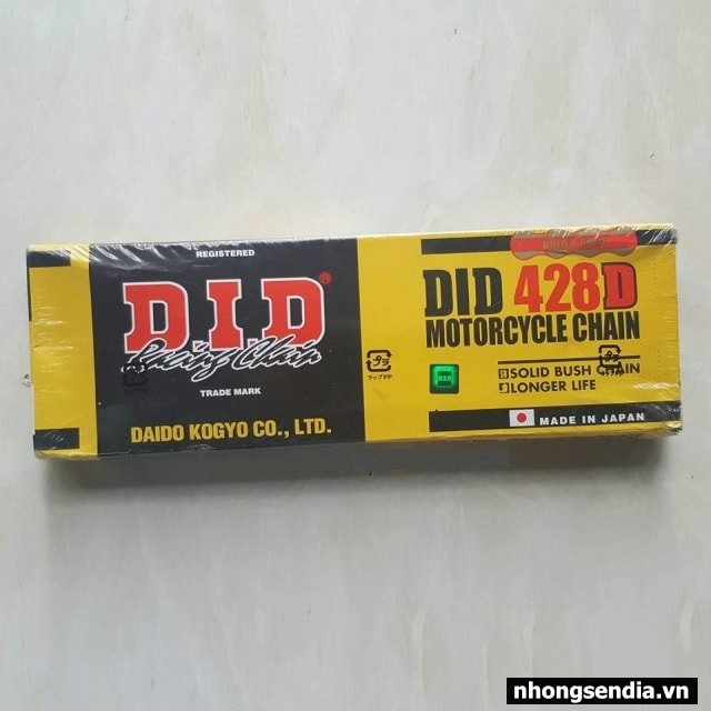 Sên vàng DID 428D 9 ly - 124 mắc