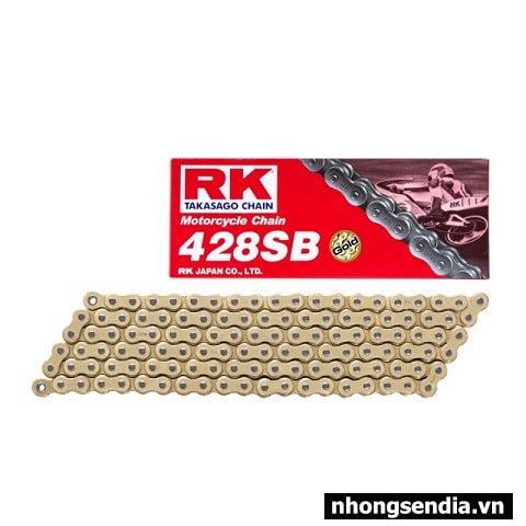 Sên RK vàng 428SB - 124 mắc