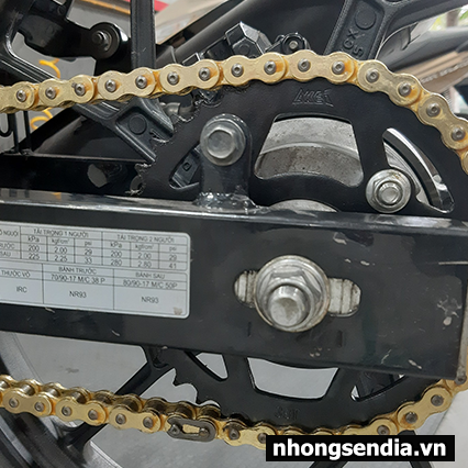 Dĩa Akei 43T cho Sonic 150