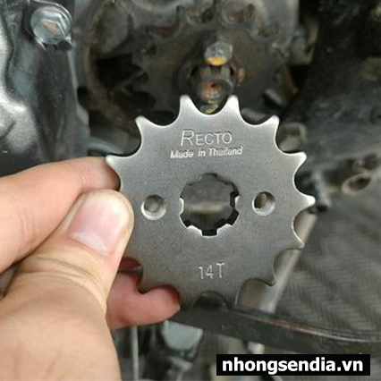 Nhông Recto 14T chính hãng cho Wave, Dream, Future