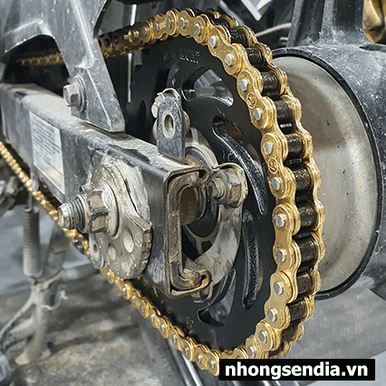 Nhông sên dĩa Light cho Exciter 135 4 số chính hãng