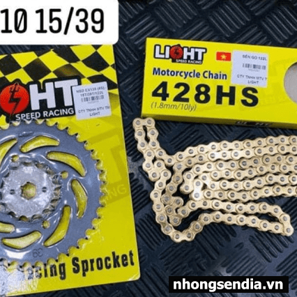 Nhông sên dĩa Light cho Exciter 135 4 số chính hãng