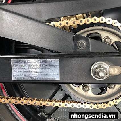 Sên vàng DID 428HD 10 ly - 124 mắc