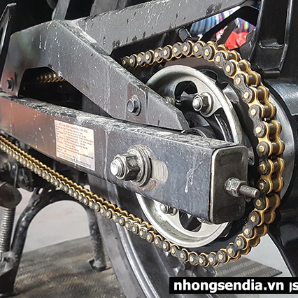 Sên RK vàng đen 428HSB - 132 mắc