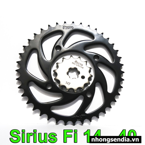 Dĩa Recto 40T cho Sirius Fi