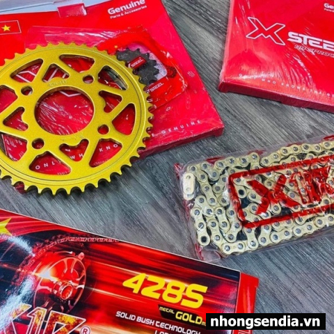 Nhông sên dĩa X1R cho Winner (122L, Vàng)