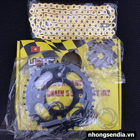 Nhông sên dĩa Light cho Wave RS 110, Future Led chính hãng