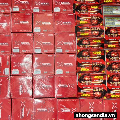 Nhông sên dĩa X1R cho Sirius, Jupiter xăng cơ (114L, Vàng)