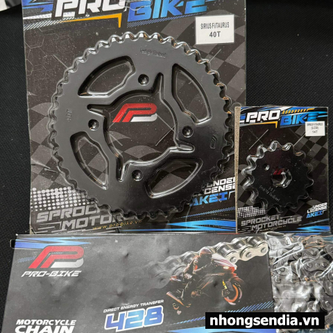 Nhông sên dĩa ProBike cho Sirius Fi 40T