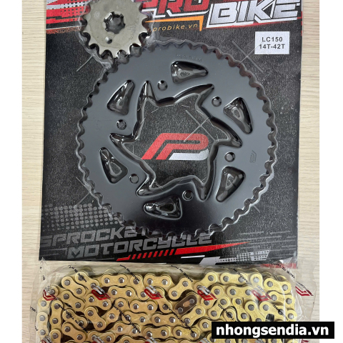Nhông sên dĩa Probike Sên Vàng cho Exciter 150 (42T)