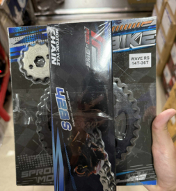 Nhông sên dĩa Pro-Bike cho Wave RS, Future 14T - 36T- Sên 428S 108L (sên tán đúc)