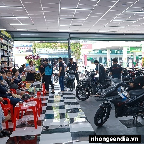 Nhông sên dĩa Pro-Bike tán đúc vàng đen cho Exciter 155 (46T) 428HS