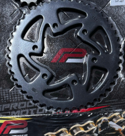 Nhông sên dĩa Pro-Bike tán đúc vàng đen cho Exciter 155 (46T) 428HS